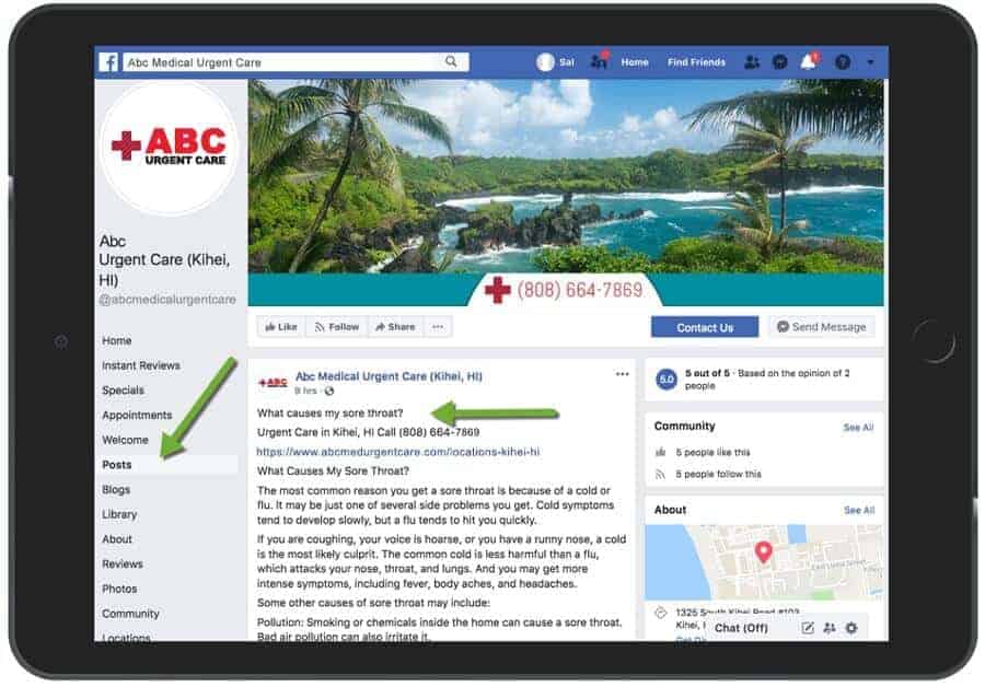 Facebook Posting For Medical Clinics Example 34 Facebook Posting For Medical Clinics Example 34