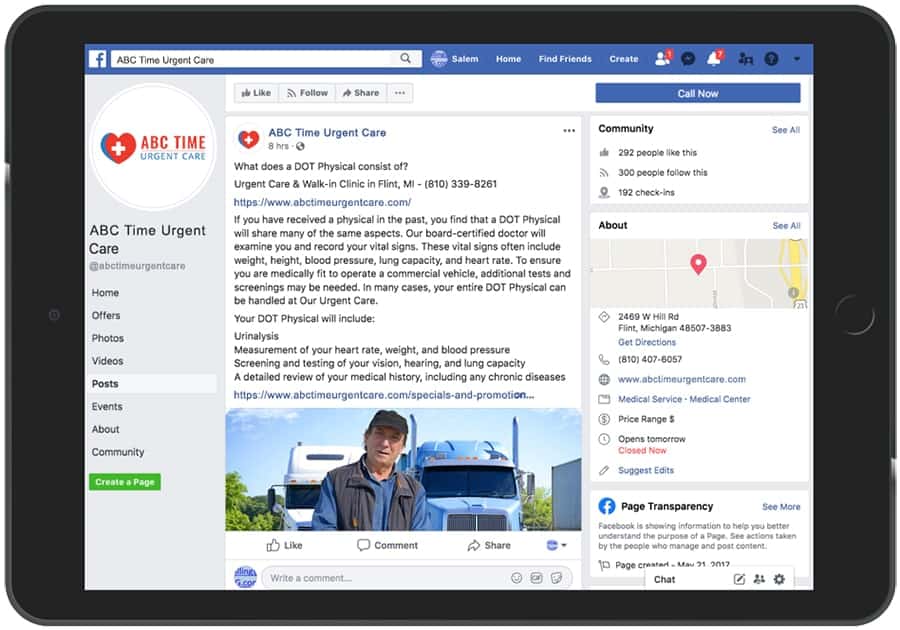 Facebook Posting Physicians and Medical Practices Example 20 Facebook Posting Physicians and Medical Practices Example 20