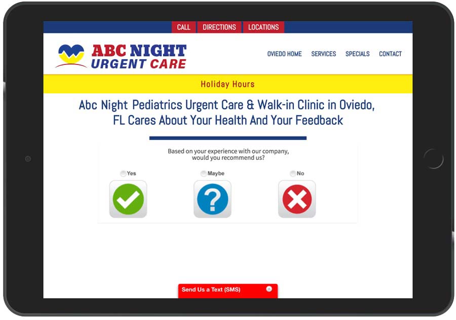 Feedback App For Medical Clinics