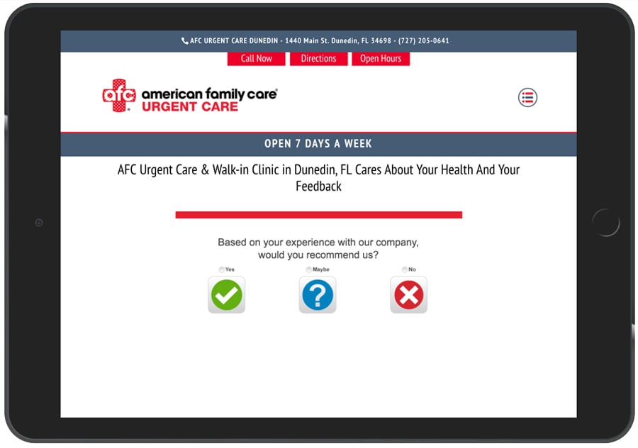 Feedback App For Medical Practices