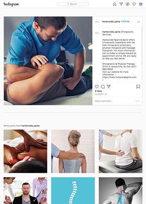 Instagram Posting App For Doctors Example 43 - Chiropractor Instagram Posting App For Doctors Example 43 - Chiropractor