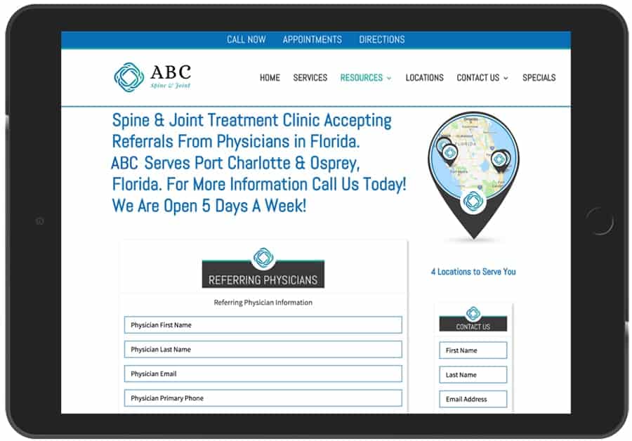 Medical Marketing Platform from PatientGain.com includes Physician to Physician Referral App