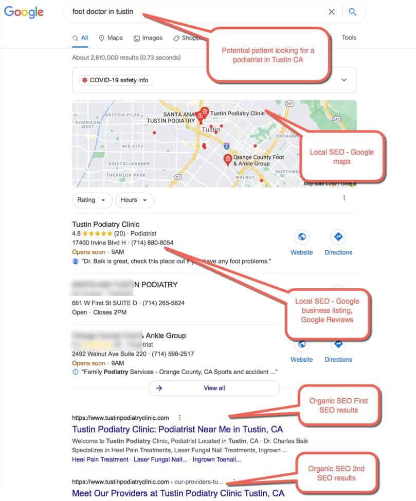 Applying search engine optimization (SEO) to your podiatrist website is a must if you want your foot and ankle clinic to succeed. In a nutshell, applying SEO strategies to your website helps search engines better understand what your site is about and helps make it more relevant to the target keywords your target audience uses Applying search engine optimization (SEO) to your podiatrist website is a must if you want your foot and ankle clinic to succeed. In a nutshell, applying SEO strategies to your website helps search engines better understand what your site is about and helps make it more relevant to the target keywords your target audience uses
