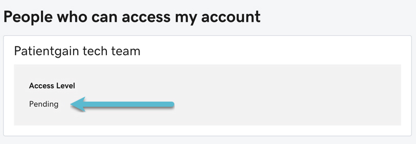 Step 4 Medical Website Domain Access Request Successfully Sent