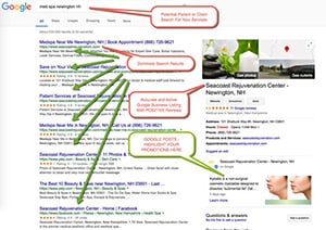 Medical SEO Example 3: Patient Searching for “med spa newington nh” Medical SEO Example 3: Patient Searching for “med spa newington nh”