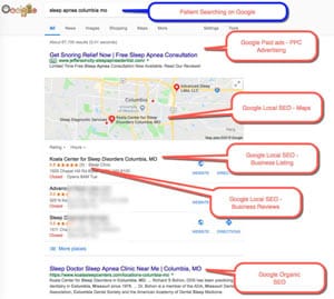 Medical SEO Example 3 : Patient Searching for “sleep apnea columbia” Medical SEO Example 3 : Patient Searching for “sleep apnea columbia”
