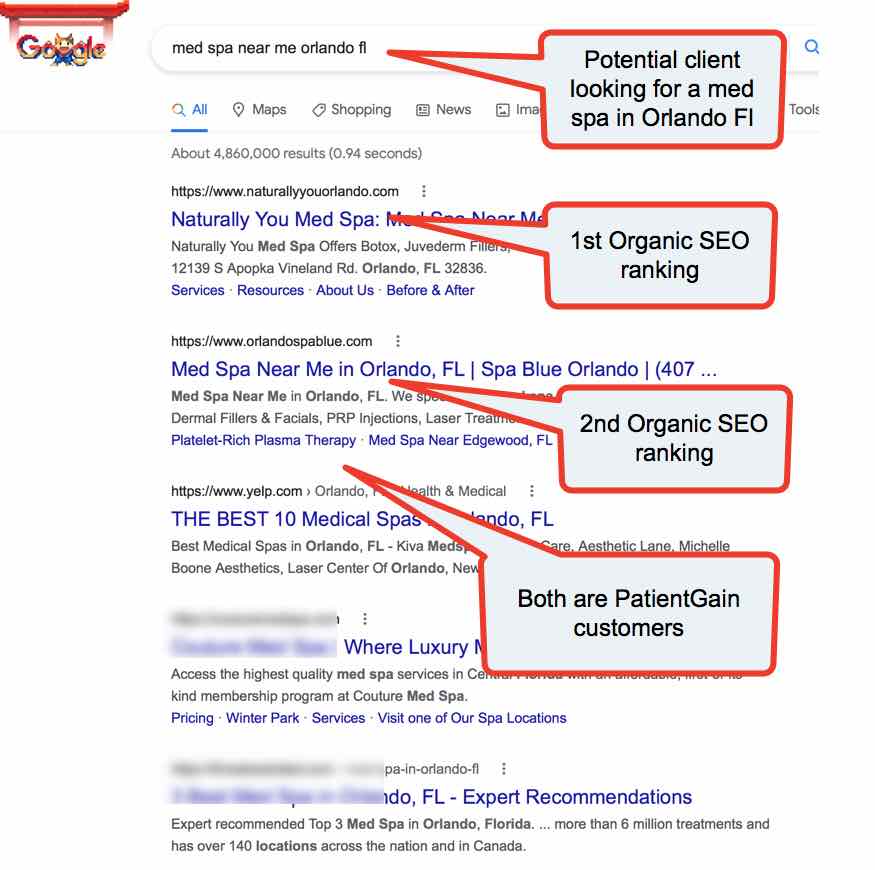 Example of Medical SEO 