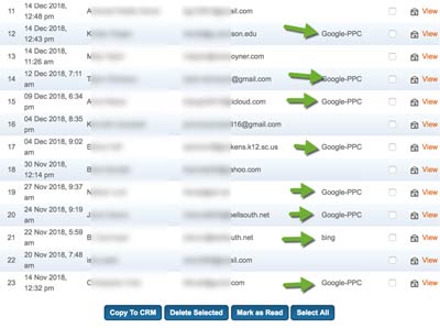 Example of Online Advertising Lead Capture for Medical Clinics Example of Online Advertising Lead Capture for Medical Clinics
