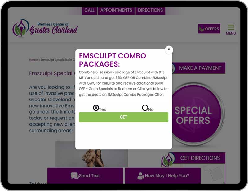 Medical Marketing Deals Conversion App - Included in PLATINUM Solution