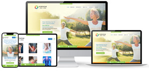 Example website of a Pain Management Clinic Example website of a Pain Management Clinic