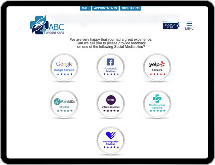 Medical Practice Reviews Management App