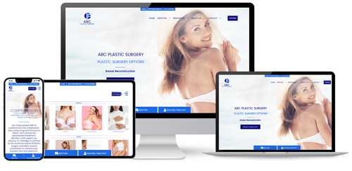 Request a presentation for Plastic surgical and non-surgical cosmetic treatments, Facial Implants, Rhinoplasty, Liposuction, Breast Revision, Breast Lift, Liposuction treatment website and digital marketing