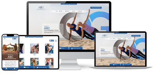 Request a presentation for comprehensive orthopedic care including hand & wrist injury treatment, knee pain treatment, hip pain treatment, spine treatment, physical therapy website and digital marketing