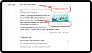 Example Dental SEO for a dentist (Diplomate status with the ABOI/ID, American Board of Oral Implantology/Implant Dentistry) in DFW area Example Dental SEO for a dentist (Diplomate status with the ABOI/ID, American Board of Oral Implantology/Implant Dentistry) in DFW area