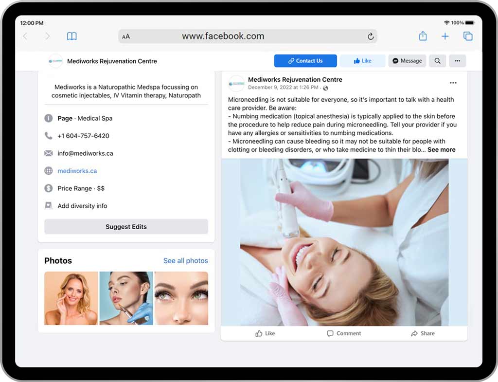 Example 4: Aesthetics practice in Canada: Microneedling is suitable for everyone? Example 4: Aesthetics practice in Canada: Microneedling is suitable for everyone?