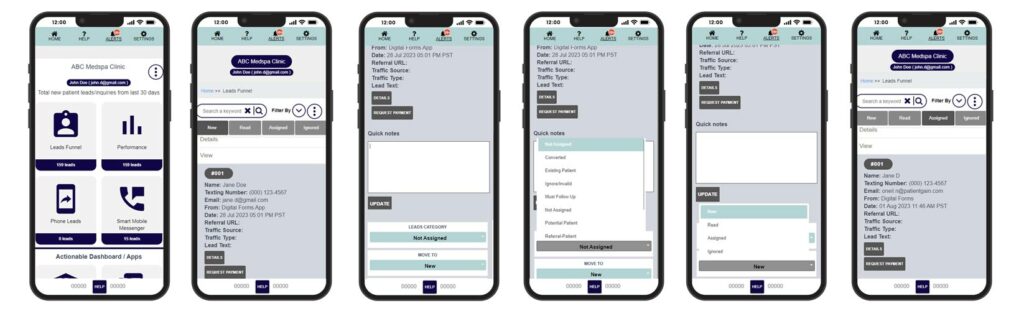 Leads Management App for Doctors and Dentist included in GOLD and PLATINUM service Leads Management App for Doctors and Dentist included in GOLD and PLATINUM service