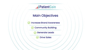 Step 1 : What are you main objectives? Define your objectives. Some practices think that posting on social media will cause hundreds of clients contacting you for your services. There are 4 main objectives 1) Brand awareness 2) Community presence 3) Generate interest and leads 4) Drive new sales Step 1 : What are you main objectives?
Define your objectives. Some practices think that posting on social media will cause hundreds of clients contacting you for your services. There are 4 main objectives 1) Brand awareness 2) Community presence 3) Generate interest and leads 4) Drive new sales