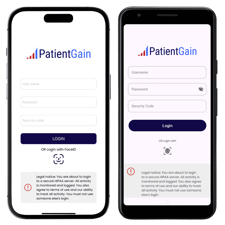 An intuitive way to interact with your patients at the palm of your hands.