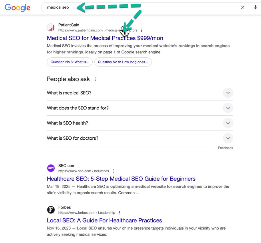 Key Question: Does medical SEO work and produce any ROI ? (Return On Investment) Answer: YES!!! However it is slow, very complex and requires constant work. In other words, it is not easy. Key Question: Does medical SEO work and produce any ROI ? (Return On Investment)
Answer: YES!!! However it is slow, very complex and requires constant work. In other words, it is not easy.