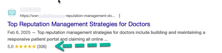 Studies have shown that a perfect 5-star rating on review platforms may lead to skepticism and reduced trust among potential patients and clients. 