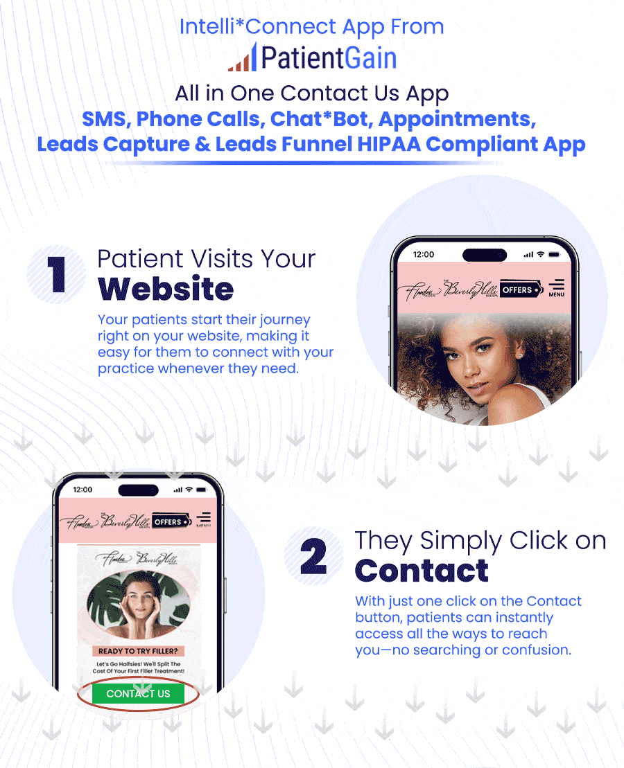 All in One Contact Us App SMS, Phone Calls, Chat*Bot, Appointments, Leads Capture & Leads Funnel HIPAA Compliant App All in One Contact Us App
SMS, Phone Calls, Chat*Bot, Appointments,
Leads Capture & Leads Funnel HIPAA Compliant App