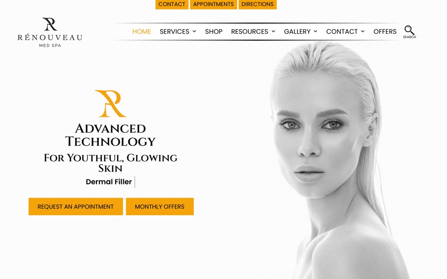 Example 1:  Standard PLATINUM Design based on A/B testing and proven ROI and high conversion rates