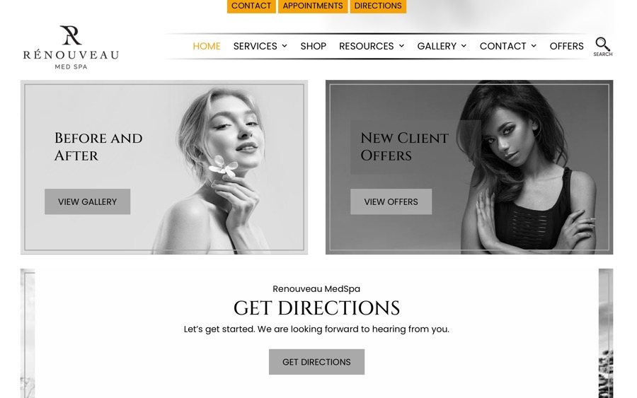 Example 3:  Standard PLATINUM Design based on A/B testing and proven ROI and high conversion rates