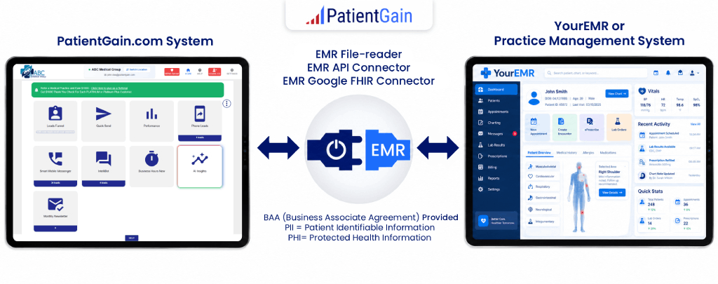 You can only use a reputation management app if they are HIPAA compliant, and issue a BAA with your practice. You can only use a reputation management app if they are HIPAA compliant, and issue a BAA with your practice.